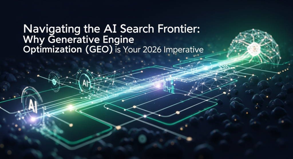 Navigating the AI Search Frontier: Why Generative Engine Optimization (GEO) is Your 2026 Imperative